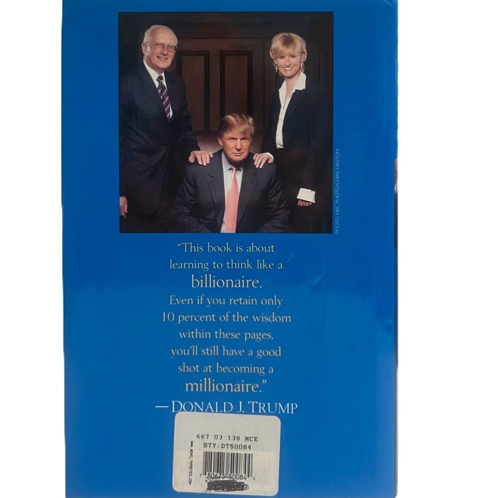 TRUMP Think Like a Billionaire Hardcover 2004 Wealth Creation Entrepreneurship - Picture 2 of 14